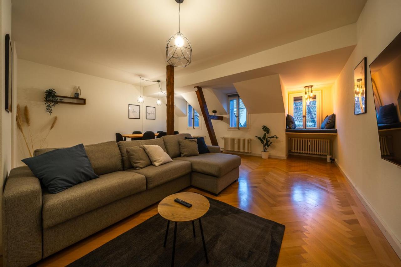 Old Town Apt In The Heart Of Thun With Garden ภายนอก รูปภาพ
