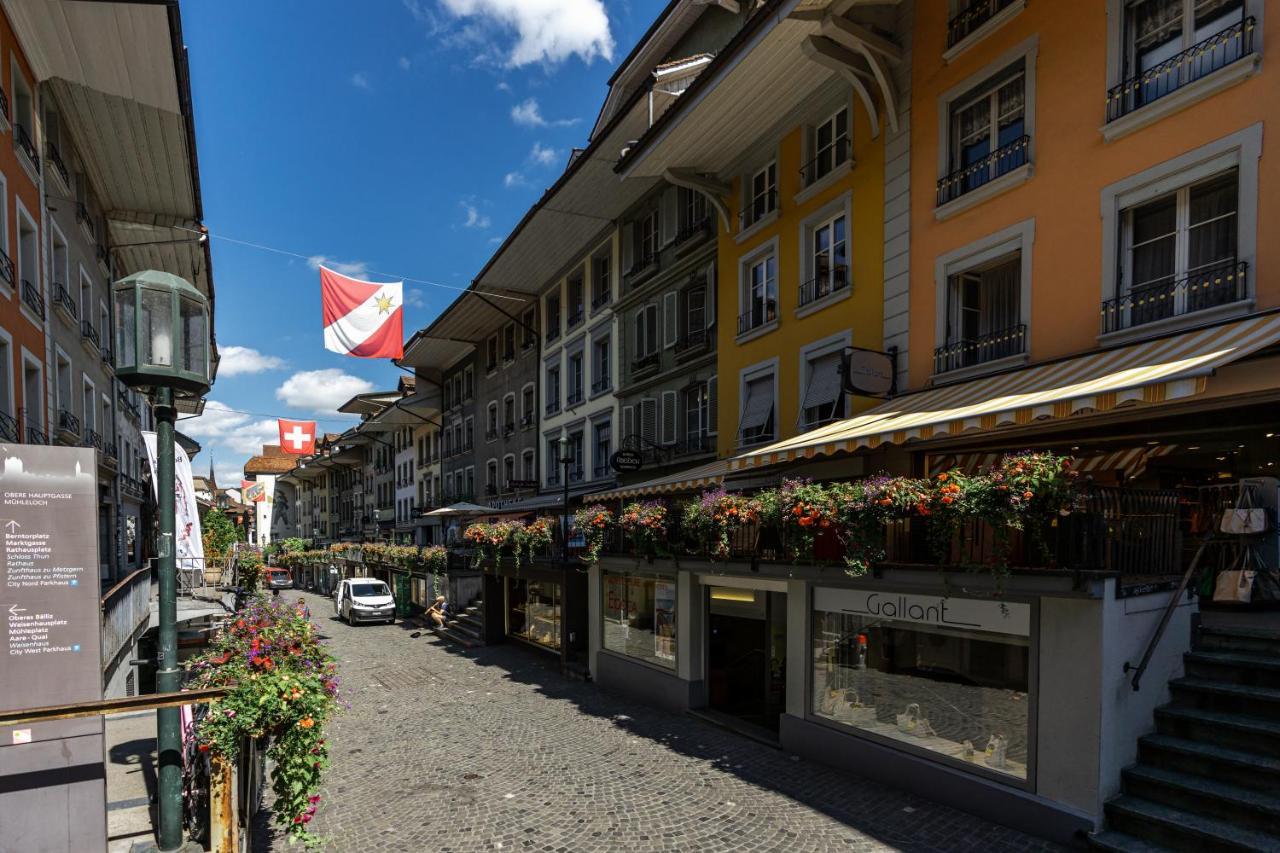 Old Town Apt In The Heart Of Thun With Garden ภายนอก รูปภาพ